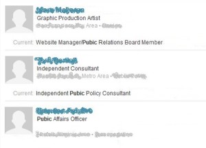 LinkedIn Profile Bloopers Pubic