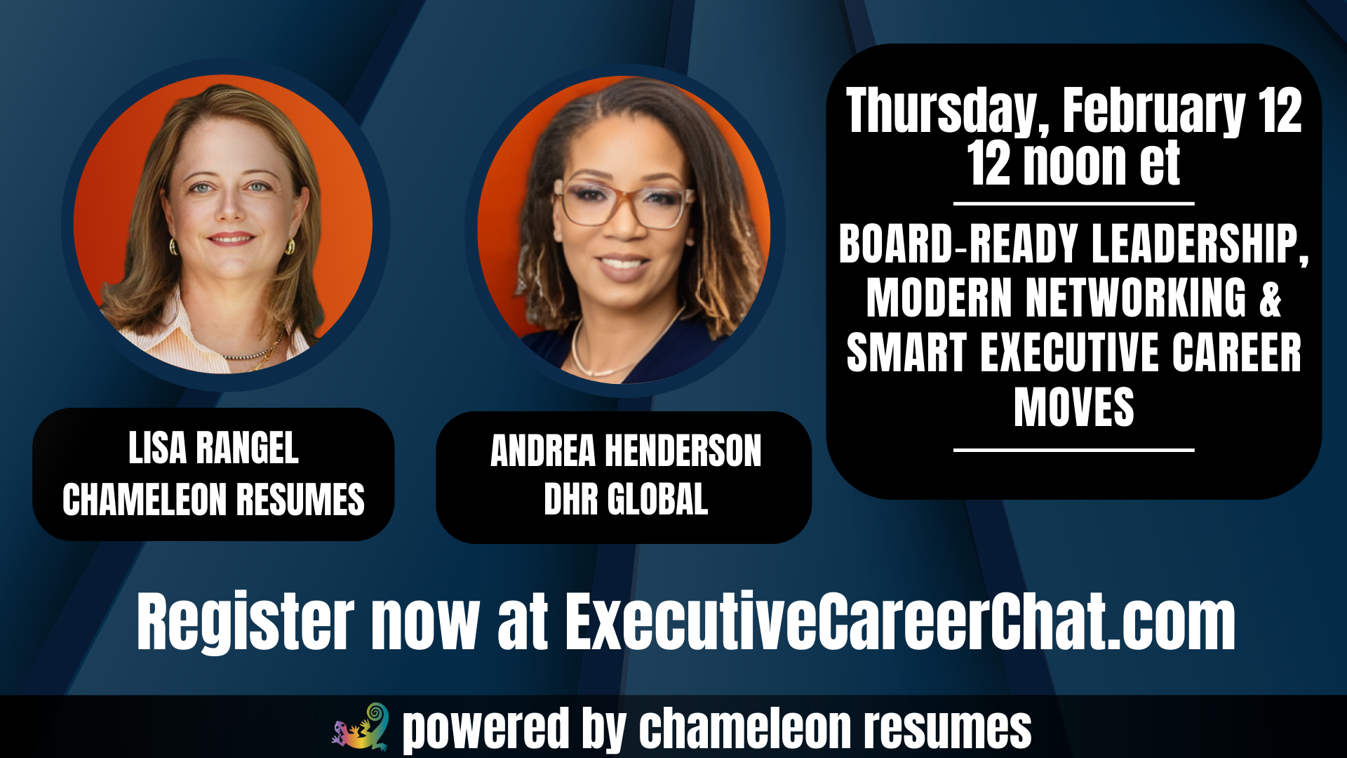 Andrea Henderson of DHR Global and Lisa Rangel discuss board-ready leadership, modern networking, and smart executive career moves for C-suite leaders.