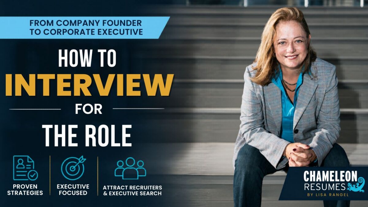 Lisa Rangel explains how founders can successfully interview for corporate executive roles by showcasing leadership, strategic thinking, and executive-level business impact.