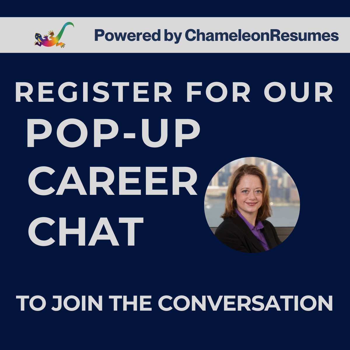 Register for our Pop Up Career Chat