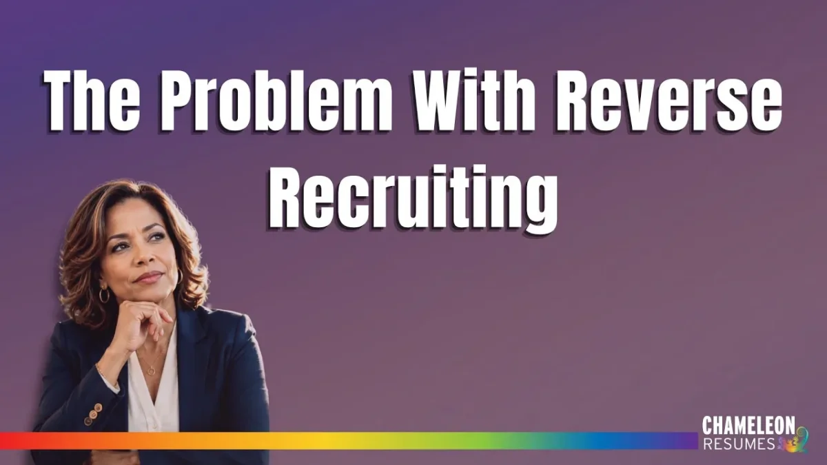 Lisa Rangel discussing reverse recruiting for executive job searches