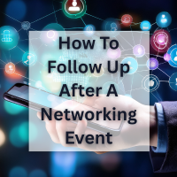 How to Follow Up After a Networking Event phone and networking icons