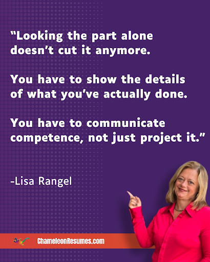 Lisa Rangel showing confidence and competence
